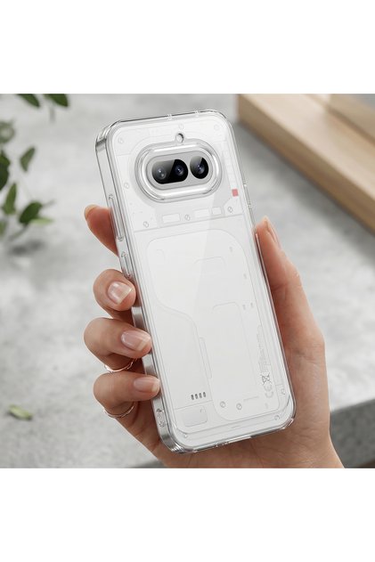 Nothing Phone (4A) Case Camera Protected Shock Absorbing Transparent Back Cover Full Transparent