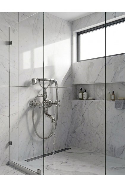 Nostalji Serisi Krom Banyo Bataryası ve El Duşu Seti