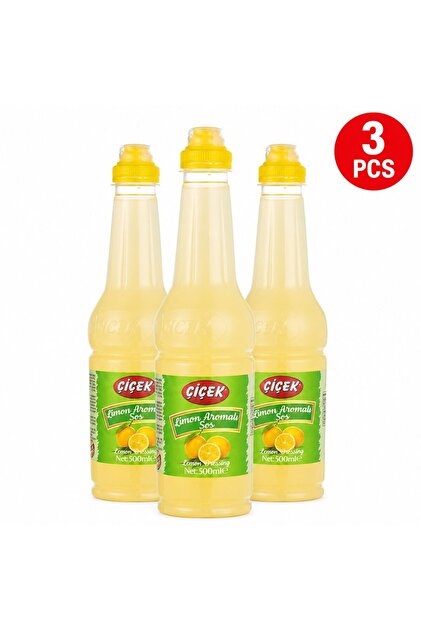 Сос от лимони Cicek, комплект от 3 броя (горна и долна част), 500 мл