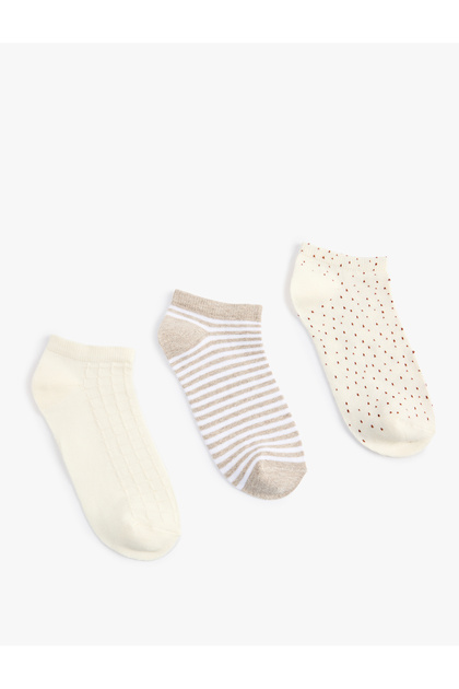Set de 3 șosete cu model