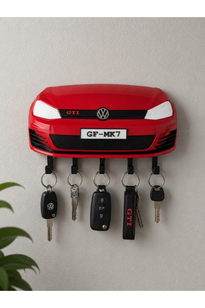 Golf gtı mk7 duvar anahtarlığı modern asklılık anahtarlık