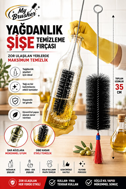 Oil Bottle Cleaning Brush