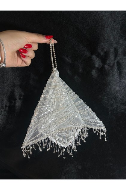 Premium Albanian Handkerchief Bridal Handkerchief with Stones