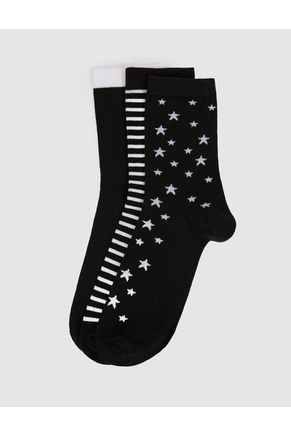 Women's 3-Piece Socks 50328560-Vr046