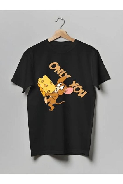 Jerry Printed Crew Neck 100% Cotton Short Sleeve Kids and Teenagers T-Shirt