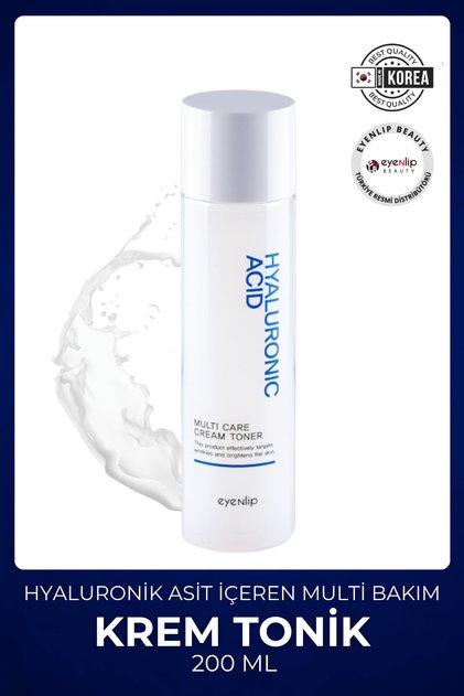 Multi Care Cream and Toner Containing Hyaluronic Acid 200 ml