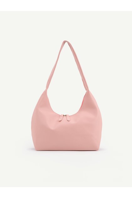 Powder Shk331 Soft Textured, Zippered, Women's Hand, Arm and Shoulder Bag