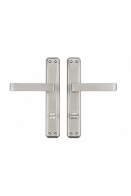 Lama Mirror Nickel Satin Wc Left Aluminum Door Handle