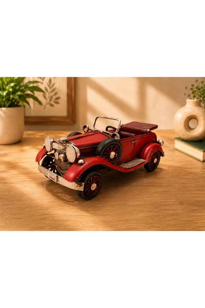 NOSTALJİK METAL RETRO DEKORATİF ARABA