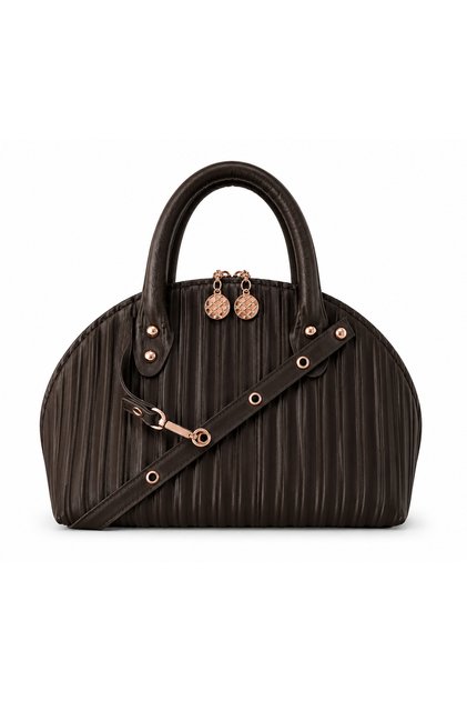 Women's Strap Hand and Shoulder Bag 3 Sizes Dark Green