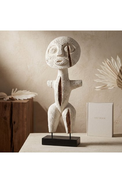 Sculptura handmade tribala stilizata Broken Art, XL