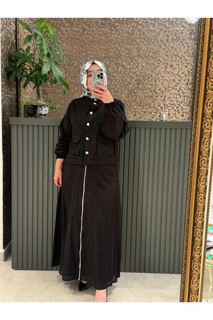 Fermuarlı Etekli Macar Takım