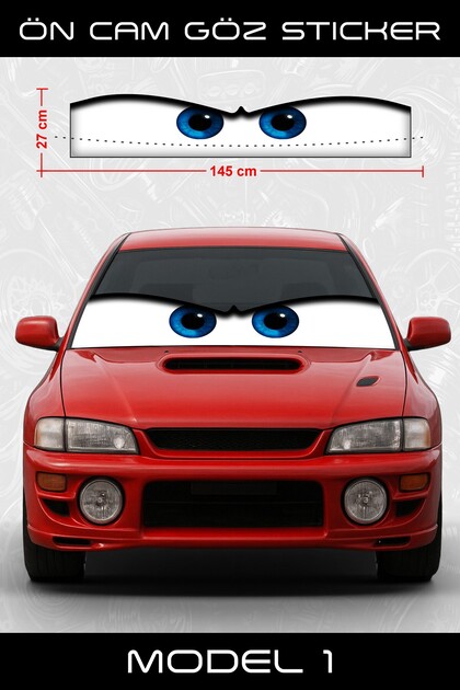 Ön Cam Göz Sticker