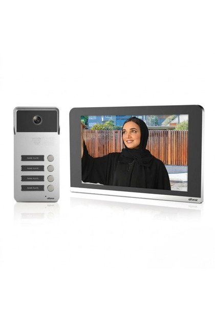 Video Intercom Kit Outdoor Unit 4 Buttons with 1 Screen - the Flashlight