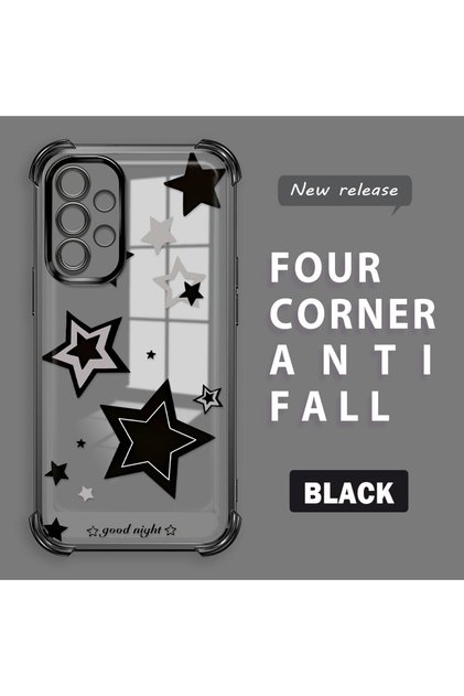 Samsung Galaxy A52/A52S Compatible Transparent Back Four Corners Reinforced Impact Protection Silicone Case