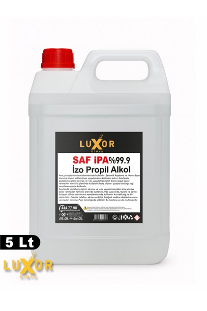 Kimya Saf İzopropil Alkol (IPA) %99.9 5 Litre (Dezenfektan Alkolü)