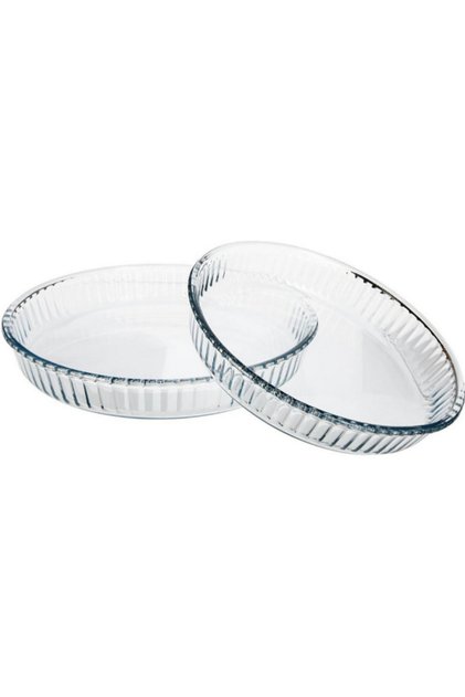 2-Piece Round Glass Pie Dish