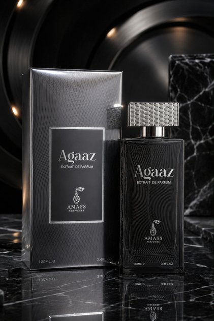 Agaaz Extrait De Parfum 100ml – Long-Lasting Luxury Fragrance with Dark Masculine Scent Profile, Natural Spray, Made in UAE
