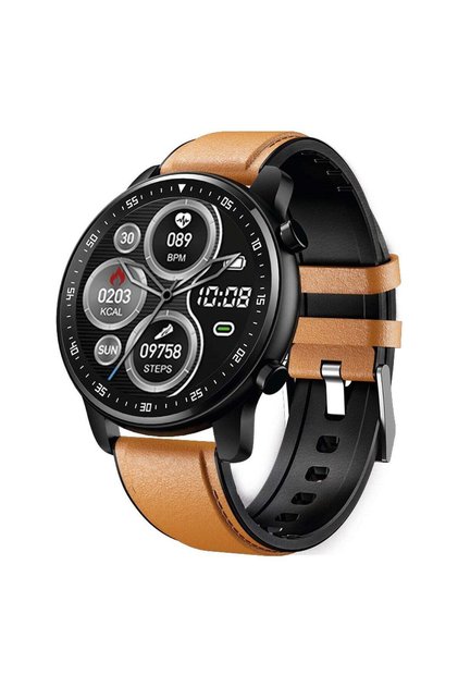 Fitness Smartwatch with Bluetooth Calling with Extra Leather Strap
