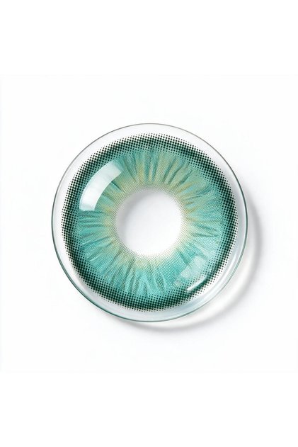 Lentile de contact colorate, 2 piese, Verde Mediteranean, calitate premium