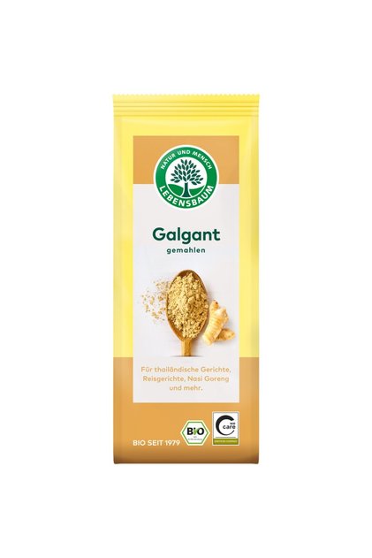Galangal organic măcinat, 40g
