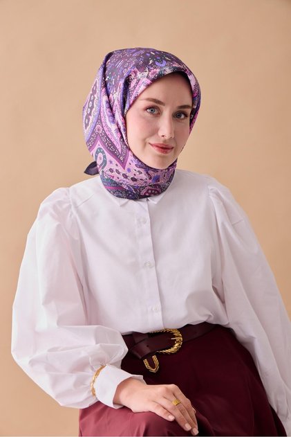 Twill Silk Scarf 11476-02