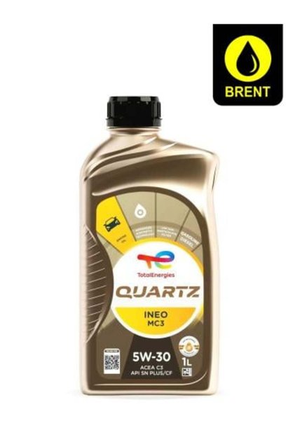 زيت محرك كوارتز MC3 5W-30 اصطناعي بالكامل لتوفير الوقود، مناسب لمحركات البنزين والديزل الخفيف