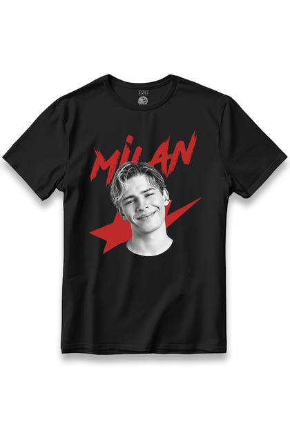 Crush Grup Boyband Design Milan Men's Group Song Men's Group Printed T-Shirt Unisex 100% Cotton Breathable Thick Fabric T-Shirt