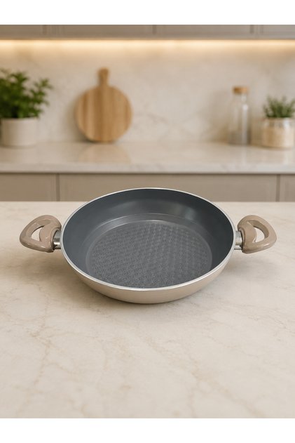 Kristal Döküm 22 CM Bakalit Isınmaz Kulplu Sahan