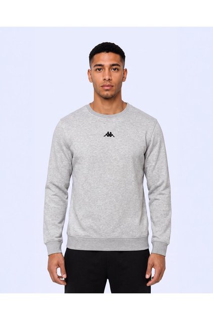 Carlo Erkek Gri Regular Sweatshirt
