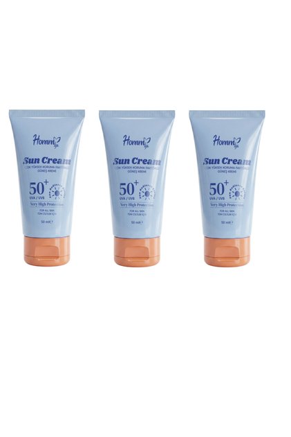 Homm Life Güneş Kremi SPF 50+ 50 ml - 3 Adet