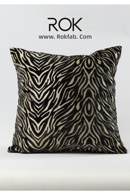 Zebra Patterned Throw Pillow Cover 45X45 cm Decorative Pillowcase