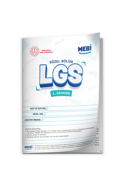 Karakutu Yayınları 2026 LGS 8.Sınıf MEBi ONLİNE 1.2.3.4.5.6.7.8