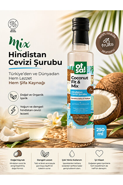 Otsa Coconut Fit & Mix Hindistan Cevizi Şurubu - Fiyatı, Yorumları