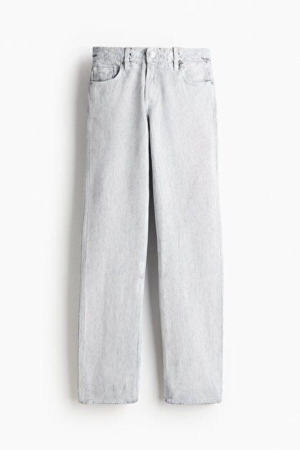 Çatlak Görünümlü Gabardin Pantolon