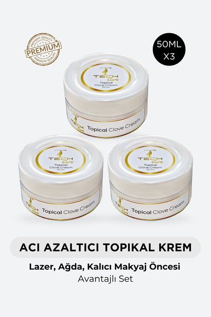 Tech Care 3'lü Acı Azaltıcı Care Cream-Topical Cream Lazer