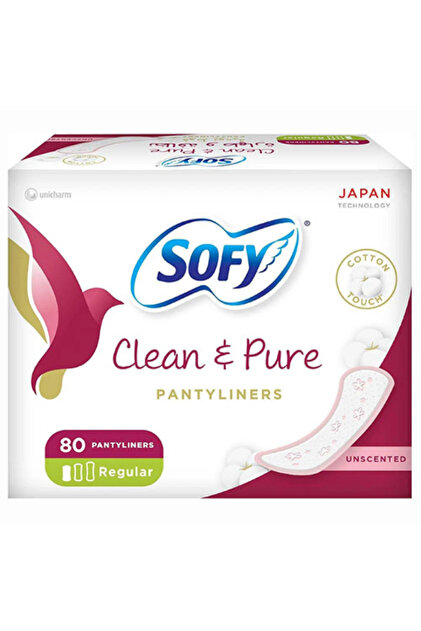 فوط صحية يومية من Clean & Pure، خالية من الروائح، عبوة تحتوي على 80 فوطة صحية