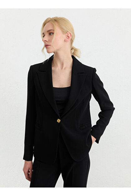 Selen Siyah Kadın Ceket 26YSL1594 - Fiyatı, Yorumları