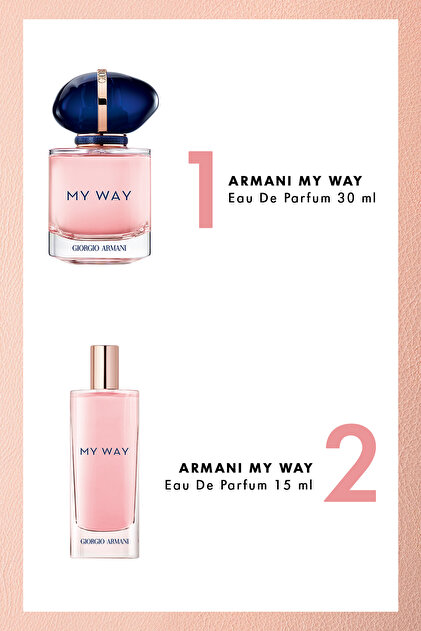 Giorgio Armani My Way EDP 30 ml & Seyahat Boy Parfüm Seti