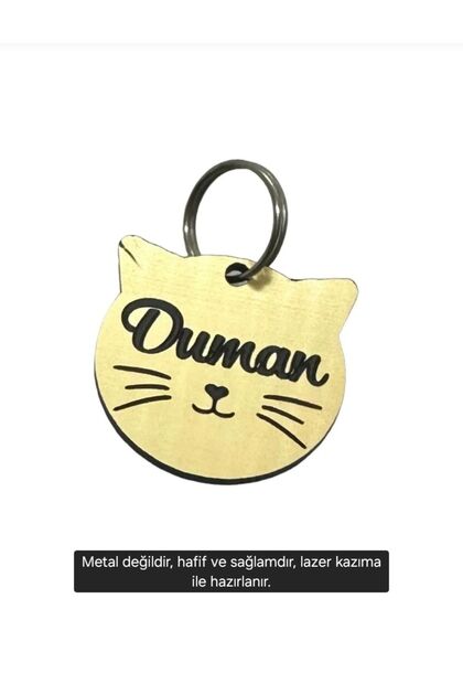 Kedi Künyesi, Kedi Isimlik, Tasmaya Takılan Isimlik, Pet Tag