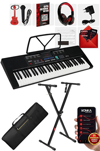 Midex Ps-2500ks Led Ekran 61 Tuşlu Org Klavye (STAND ÇANTA