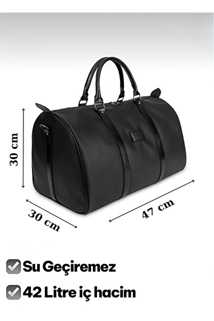 NorthAK Black Travel Sports Vegan Leather Unisex Sports Hand and