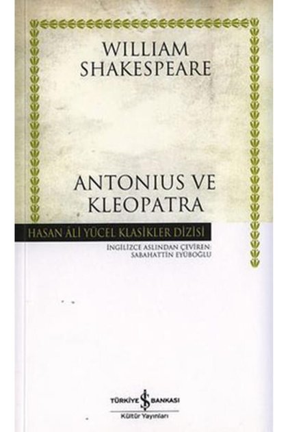 Antonius Ve Kleopatra (K.Cover) WILLIAM SHAKESPEARE