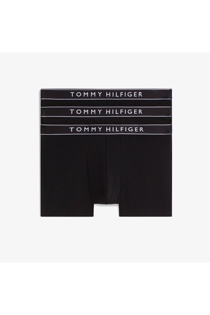 3'lü Trunk Dtm Erkek Siyah Boxer