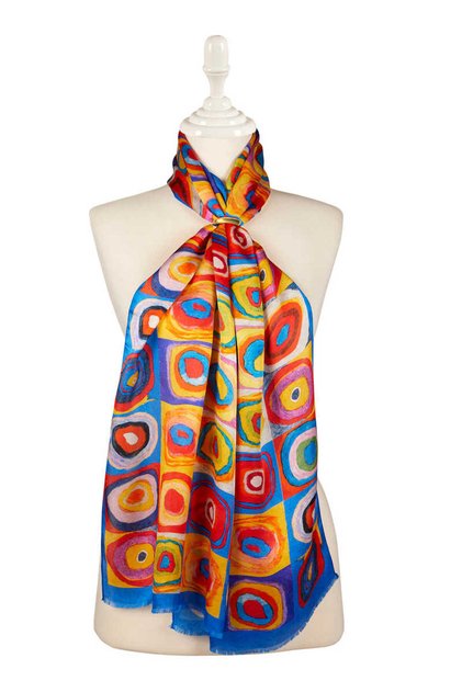 Saks Colors Ahengi Silk Painting Esarfă