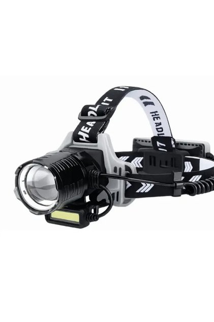 Lanterna de cap profesionala 30w cu led laser super luminoasa senzor de miscare BL V82 GT200