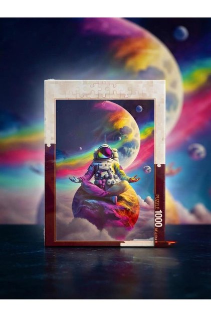 Huzurun Peşinde 1000 Parça Monoblok Tablo Puzzle