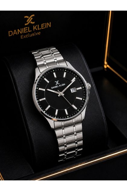 3 Atm Men's Wristwatch with Special Boxed Steel Cord Calendar with 24 Months Warranty