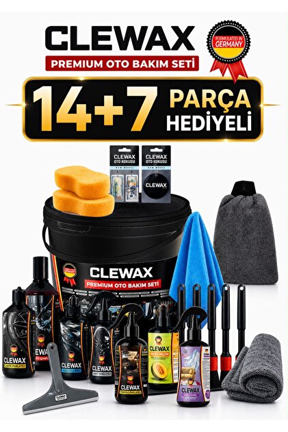 E.ENERGY WASH PACK 2本セット clewax 14 Parça Premium Araç, Motorsiklet Yıkama ve Bakım Seti