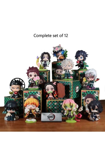 Bandai with box 12PC Anime cartoon character 'Devil Killer' Blind Box Creative Personalized Statue M